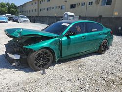 Salvage cars for sale at Opa Locka, FL auction: 2023 BMW M3 Competition