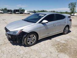 Salvage cars for sale at Kansas City, KS auction: 2019 Hyundai Elantra SEL