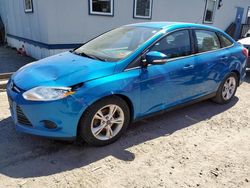 Salvage cars for sale at Lyman, ME auction: 2014 Ford Focus SE