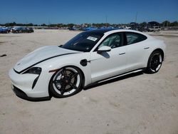 Salvage cars for sale at West Palm Beach, FL auction: 2022 Porsche Taycan 4S