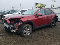 Salvage cars for sale at Chicago Heights, IL auction: 2022 Toyota Rav4 XLE