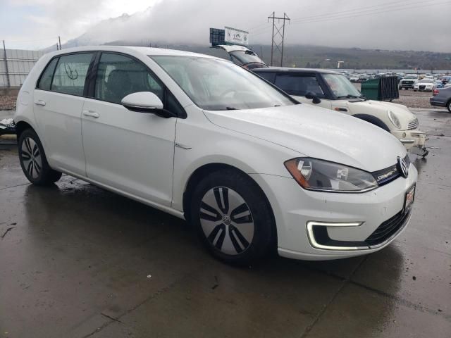 2016 Volkswagen E-GOLF SE