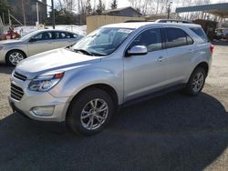 Salvage cars for sale at Anchorage, AK auction: 2017 Chevrolet Equinox LT