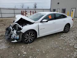 Carros salvage para piezas a la venta en subasta: 2021 Chevrolet Malibu RS