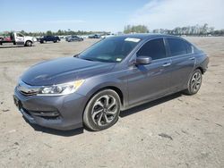 Salvage cars for sale at Fredericksburg, VA auction: 2017 Honda Accord EX