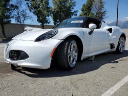 Alfa Romeo 4C salvage cars for sale: 2019 Alfa Romeo 4C Spider