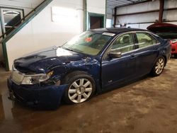 Salvage cars for sale at West Warren, MA auction: 2007 Lincoln MKZ