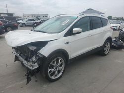 Salvage cars for sale at Grand Prairie, TX auction: 2016 Ford Escape Titanium