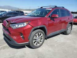 Salvage cars for sale from Copart Sun Valley, CA: 2020 Toyota Rav4 XLE Premium