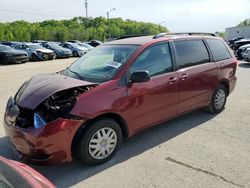 Salvage cars for sale at Louisville, KY auction: 2010 Toyota Sienna CE