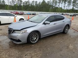 Salvage cars for sale at Harleyville, SC auction: 2015 Acura TLX Tech