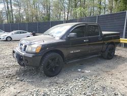 Salvage cars for sale at Waldorf, MD auction: 2007 Nissan Titan XE