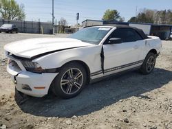 Salvage cars for sale at Mebane, NC auction: 2010 Ford Mustang