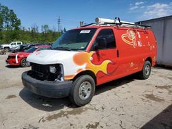 Salvage trucks for sale at Bridgeton, MO auction: 2011 Chevrolet Express G2500