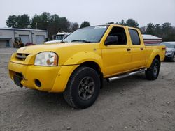 Salvage cars for sale at Mendon, MA auction: 2004 Nissan Frontier Crew Cab XE V6