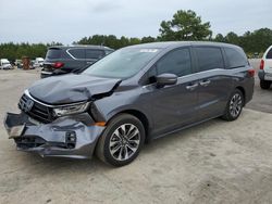 Salvage cars for sale from Copart Gaston, SC: 2021 Honda Odyssey EXL