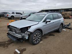 Salvage cars for sale at Brighton, CO auction: 2016 Subaru Outback 2.5I Limited