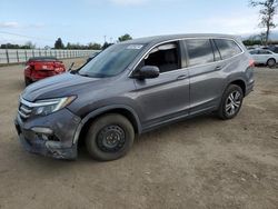 Salvage cars for sale from Copart San Martin, CA: 2017 Honda Pilot EXL