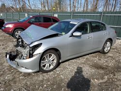 Salvage cars for sale from Copart Candia, NH: 2012 Infiniti G37