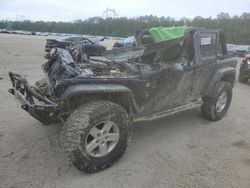Salvage cars for sale at Greenwell Springs, LA auction: 2012 Jeep Wrangler Unlimited Sahara