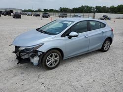 Salvage cars for sale at New Braunfels, TX auction: 2017 Chevrolet Cruze LT