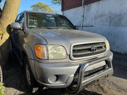 Salvage cars for sale from Copart Brookhaven, NY: 2001 Toyota Sequoia SR5