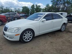 Salvage cars for sale at Baltimore, MD auction: 2007 Mercedes-Benz S 550 4matic