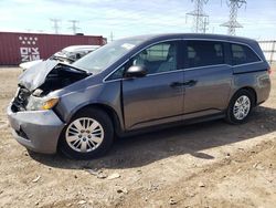Salvage cars for sale at Elgin, IL auction: 2016 Honda Odyssey LX