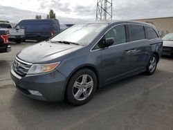 Salvage cars for sale at Hayward, CA auction: 2012 Honda Odyssey Touring