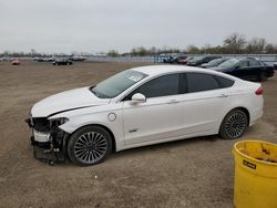 Salvage cars for sale from Copart Ontario Auction, ON: 2018 Ford Fusion SE Phev