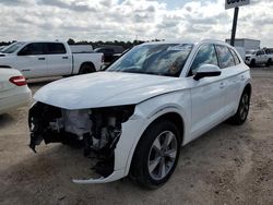 Salvage cars for sale at Houston, TX auction: 2023 Audi Q5 Premium Plus 40