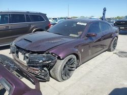 Salvage cars for sale at Grand Prairie, TX auction: 2021 Dodge Charger SRT Hellcat
