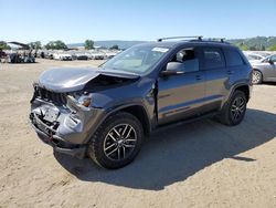 Salvage cars for sale at San Martin, CA auction: 2017 Jeep Grand Cherokee Trailhawk