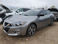 Salvage cars for sale at Elgin, IL auction: 2016 Nissan Maxima 3.5S