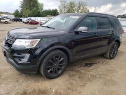 Ford Explorer salvage cars for sale: 2017 Ford Explorer XLT