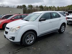 Chevrolet Equinox ls salvage cars for sale: 2013 Chevrolet Equinox LS