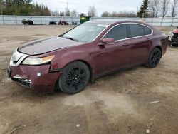 Salvage cars for sale from Copart Bowmanville, ON: 2009 Acura TL