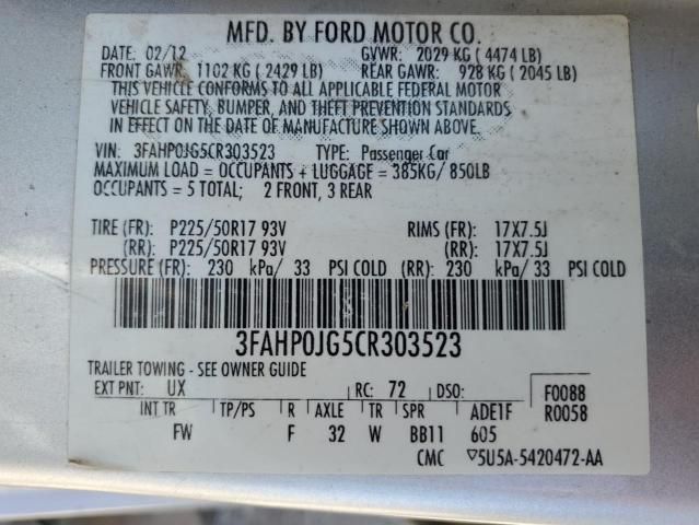 2012 Ford Fusion SEL