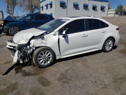 Toyota Corolla salvage cars for sale: 2021 Toyota Corolla LE