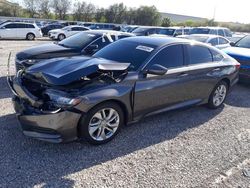 Salvage cars for sale at Las Vegas, NV auction: 2018 Honda Accord LX