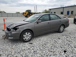 Salvage cars for sale at Barberton, OH auction: 2003 Toyota Camry LE