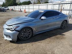 Salvage cars for sale at Finksburg, MD auction: 2017 Infiniti Q60 Premium