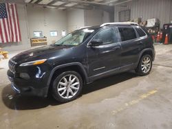 Salvage cars for sale at West Mifflin, PA auction: 2014 Jeep Cherokee Limited