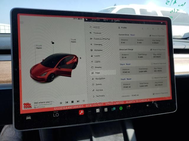 2022 Tesla Model 3