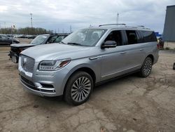 Salvage cars for sale at Woodhaven, MI auction: 2021 Lincoln Navigator L Reserve