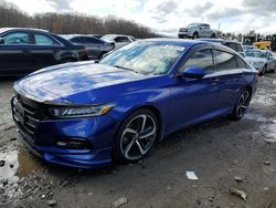 Flood-damaged cars for sale at auction: 2018 Honda Accord Sport