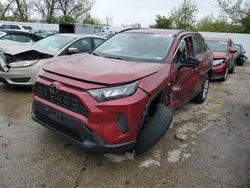 Salvage cars for sale at Bridgeton, MO auction: 2019 Toyota Rav4 LE