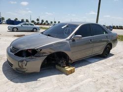 Salvage cars for sale from Copart West Palm Beach, FL: 2004 Toyota Camry LE