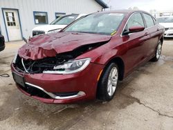 Vehiculos salvage en venta de Copart Pekin, IL: 2015 Chrysler 200 Limited