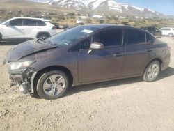 Salvage cars for sale at Reno, NV auction: 2014 Honda Civic LX